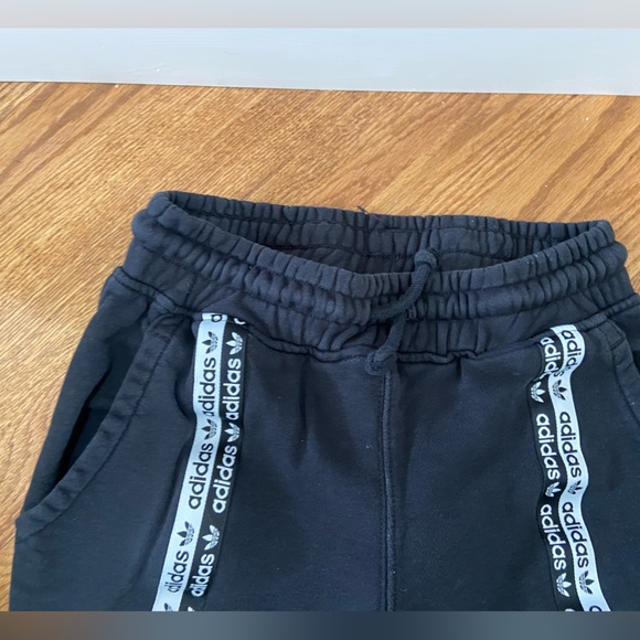 Adidas originals RYV tape hoodie & sweat pants tracksuit w logo tape detail - Picture 8 of 12